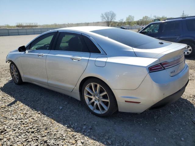 3LN6L2G95GR616896 - 2016 LINCOLN MKZ SILVER photo 2