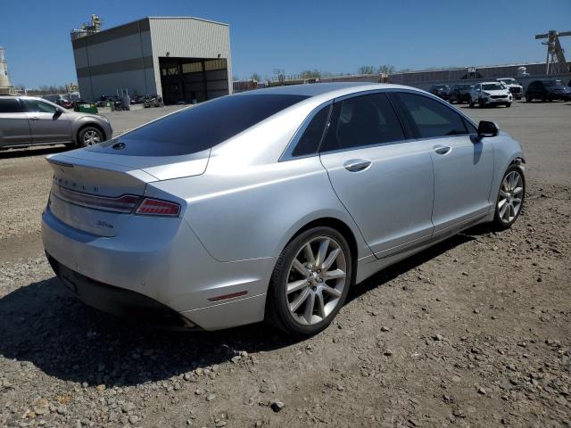 3LN6L2G95GR616896 - 2016 LINCOLN MKZ SILVER photo 3