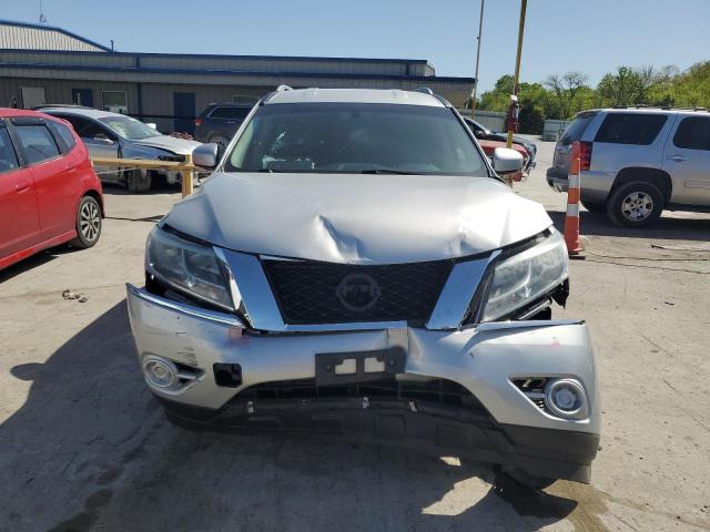 5N1AR2MN1EC694789 - 2014 NISSAN PATHFINDER S 银色 照片 5