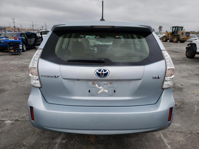 JTDZN3EU1D3232195 - 2013 TOYOTA PRIUS V TURQUOISE photo 6