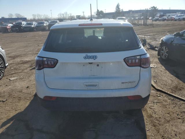 3C4NJCAB9JT319308 - 2018 JEEP COMPASS SPORT WHITE photo 6