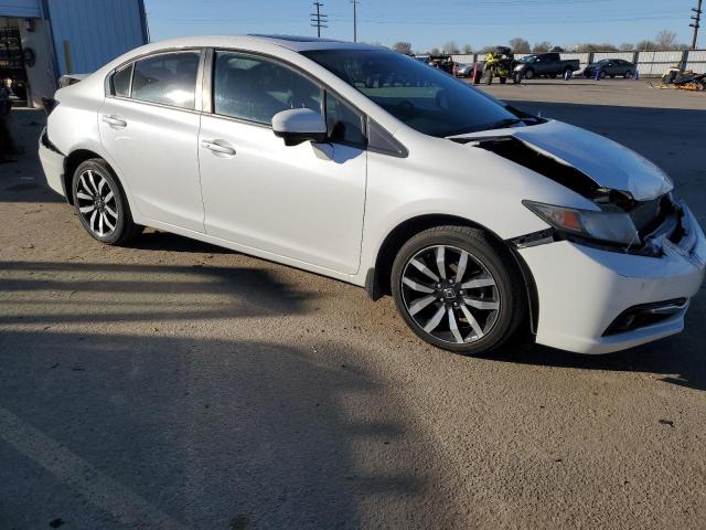 19XFB2F99FE237012 - 2015 HONDA CIVIC EXL თეთრი ფოტო 4