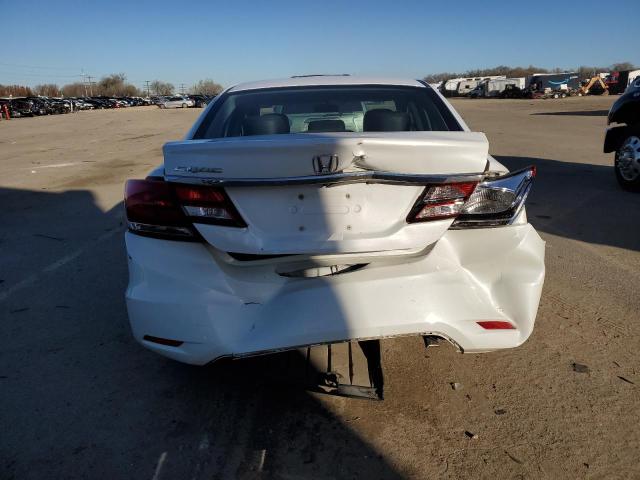 19XFB2F99FE237012 - 2015 HONDA CIVIC EXL WHITE photo 6