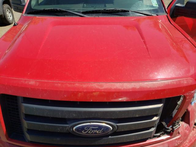 1FTEX1CW1AFA17864 - 2010 FORD F150 SUPER CAB RED photo 11