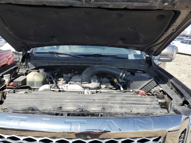 1N6BA1F42HN520251 - 2017 NISSAN TITAN SL BROWN photo 11