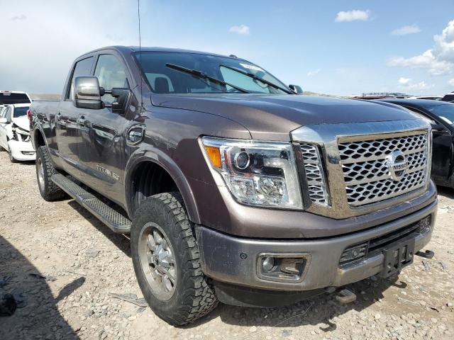 1N6BA1F42HN520251 - 2017 NISSAN TITAN SL BROWN photo 4