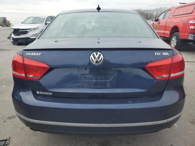 1VWCN7A39EC101377 - 2014 VOLKSWAGEN PASSAT SEL BLUE photo 6