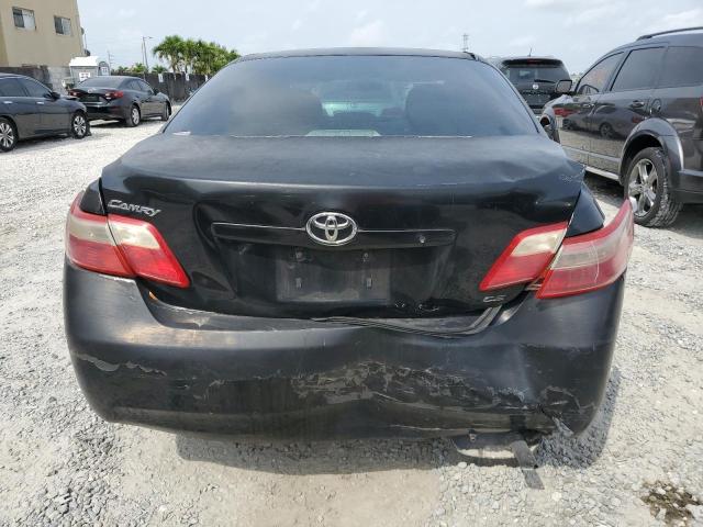 4T1BE46K47U556000 - 2007 TOYOTA CAMRY CE BLACK photo 6