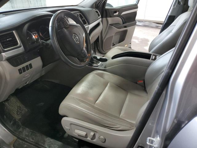 5TDJKRFH8FS164778 - 2015 TOYOTA HIGHLANDER XLE 银色 照片 7