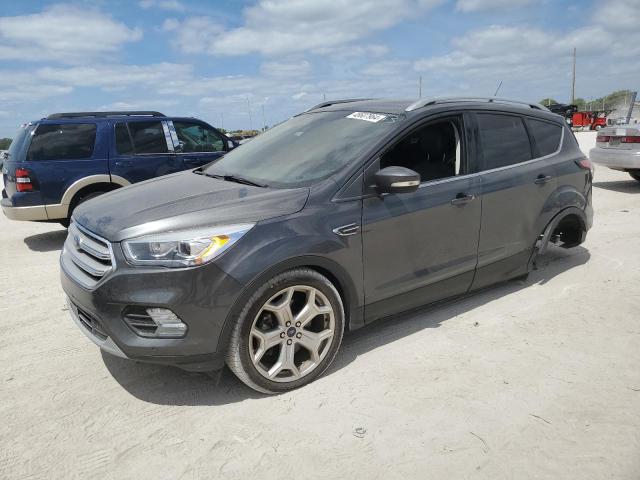 1FMCU0J93JUD14813 - 2018 FORD ESCAPE TITANIUM CHARCOAL photo 1