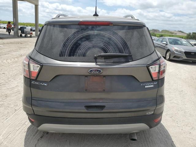 1FMCU0J93JUD14813 - 2018 FORD ESCAPE TITANIUM CHARCOAL photo 6