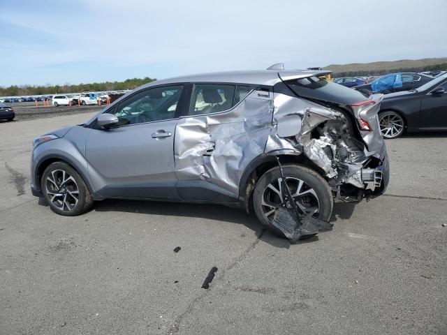 JTNKHMBX1K1016946 - 2019 TOYOTA C-HR XLE SILVER photo 2