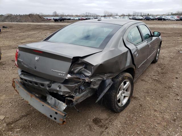 2B3CA3CV9AH165918 - 2010 DODGE CHARGER SXT GRAY photo 4