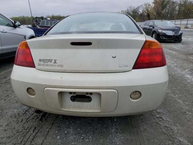 4C3AG52H41E065585 - 2001 CHRYSLER SEBRING LXI WHITE photo 6