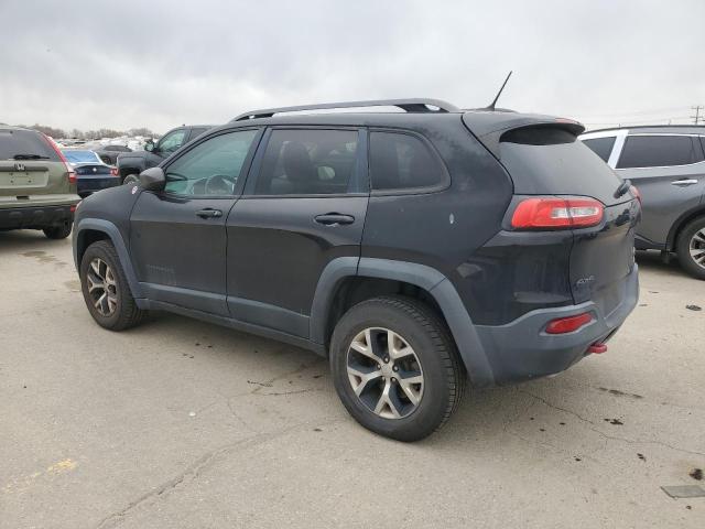 1C4PJMBS7FW785219 - 2015 JEEP CHEROKEE TRAILHAWK BLACK photo 2