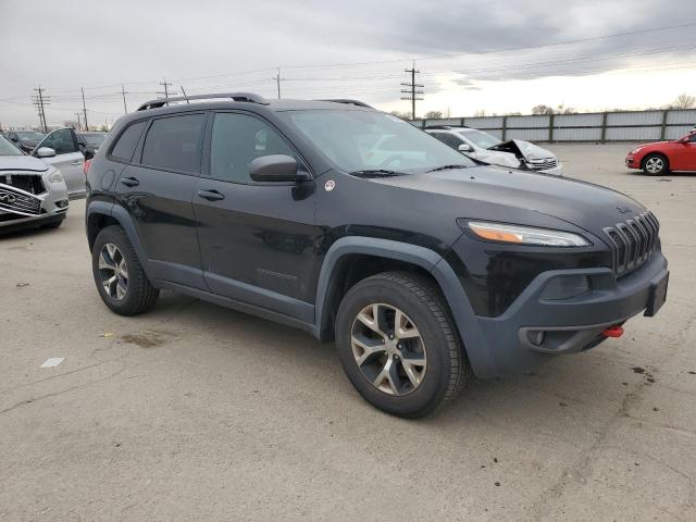 1C4PJMBS7FW785219 - 2015 JEEP CHEROKEE TRAILHAWK BLACK photo 4