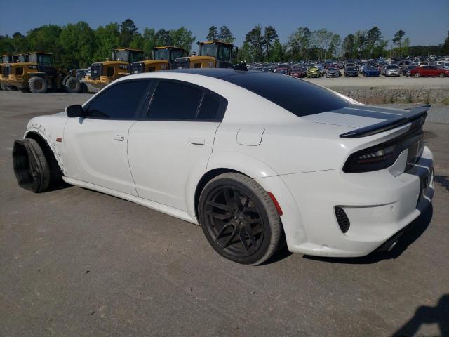 2C3CDXGJ8MH582489 - 2021 DODGE CHARGER SCAT PACK WHITE photo 2