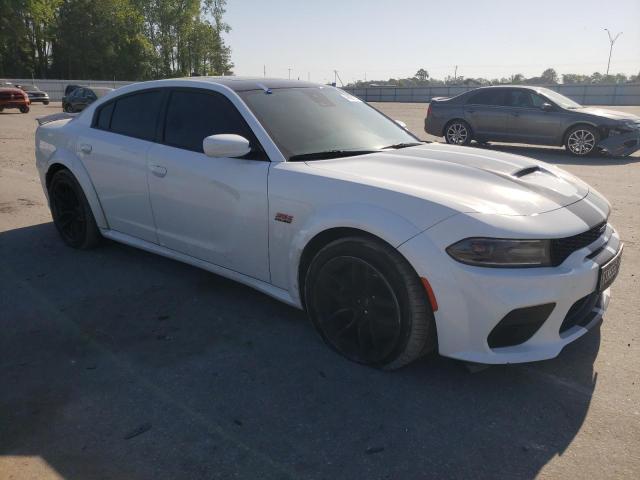 2C3CDXGJ8MH582489 - 2021 DODGE CHARGER SCAT PACK WHITE photo 4