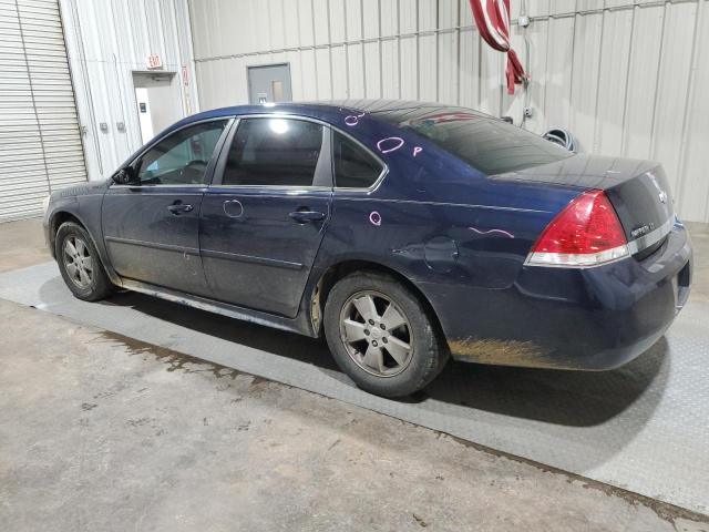 2G1WG5EK5B1245440 - 2011 CHEVROLET IMPALA LT BLUE photo 2