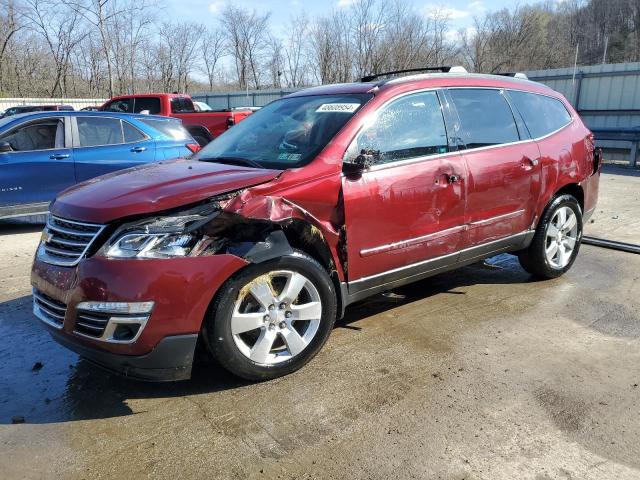 1GNKVJKD7FJ383185 - 2015 CHEVROLET TRAVERSE LTZ RED photo 1