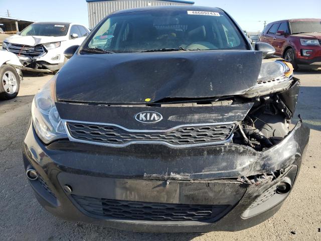 KNADN5A33F6459597 - 2015 KIA RIO EX BLACK photo 5