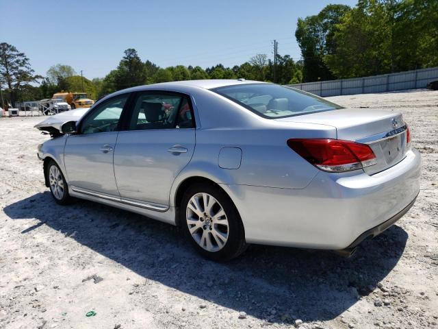 4T1BK3DB3BU412503 - 2011 TOYOTA AVALON BASE SILVER photo 2