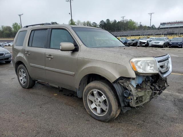 5FNYF4H99BB072007 - 2011 HONDA PILOT TOURING TAN photo 4