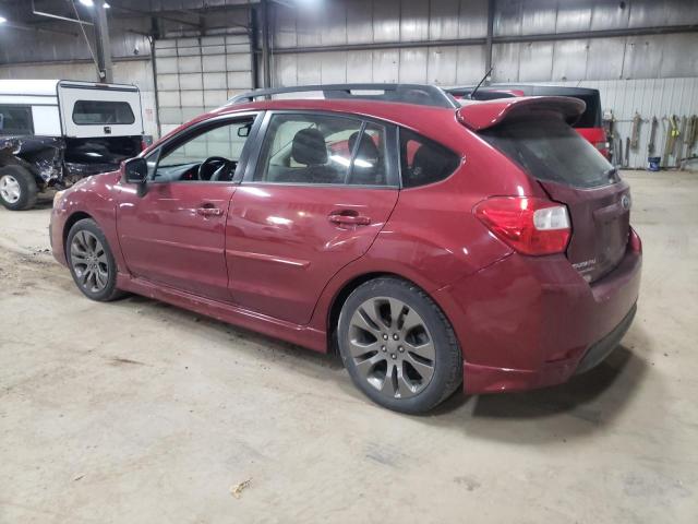 JF1GPAL68D2831777 - 2013 SUBARU IMPREZA SPORT PREMIUM MAROON photo 2