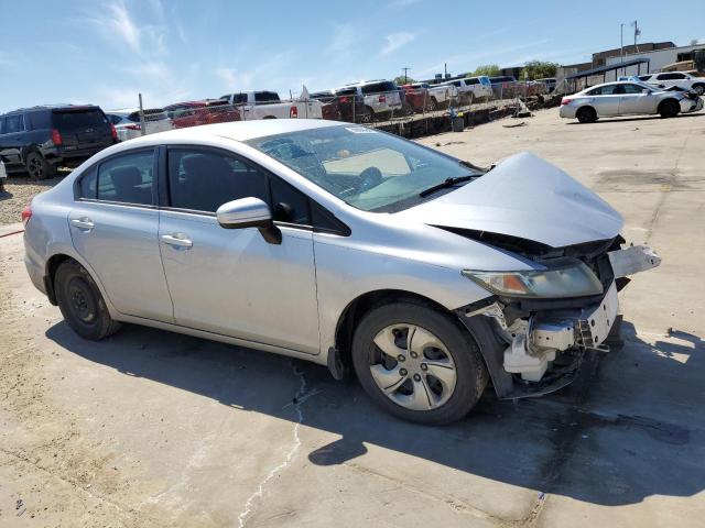 2HGFB2F52FH548039 - 2015 HONDA CIVIC LX SILVER photo 4