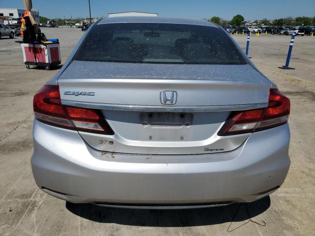 2HGFB2F52FH548039 - 2015 HONDA CIVIC LX SILVER photo 6