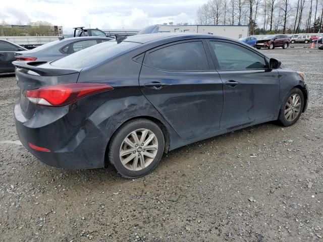 KMHDH4AE4FU415525 - 2015 HYUNDAI ELANTRA SE BLACK photo 3