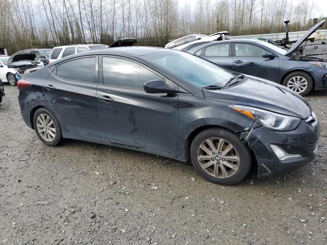 KMHDH4AE4FU415525 - 2015 HYUNDAI ELANTRA SE BLACK photo 4