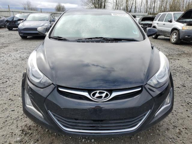 KMHDH4AE4FU415525 - 2015 HYUNDAI ELANTRA SE BLACK photo 5