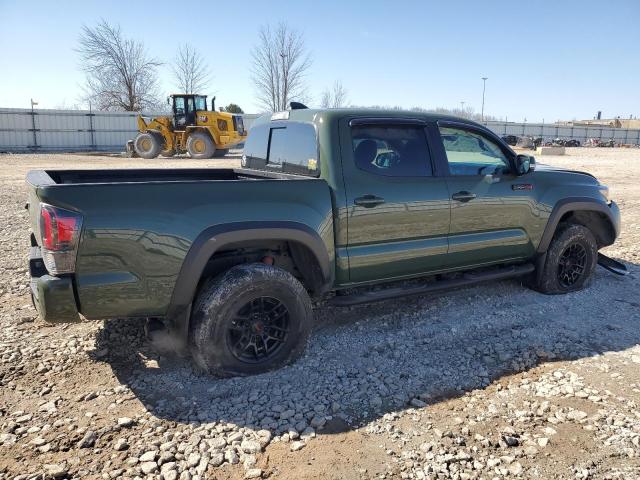 5TFCZ5AN4LX215516 - 2020 TOYOTA TACOMA DOUBLE CAB GREEN photo 3