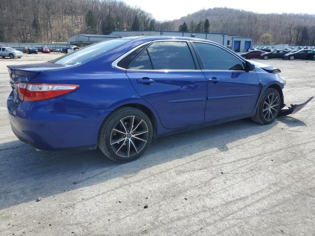 4T1BK1FK3FU559900 - 2015 TOYOTA CAMRY XSE BLUE photo 3