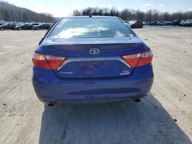 4T1BK1FK3FU559900 - 2015 TOYOTA CAMRY XSE BLUE photo 6