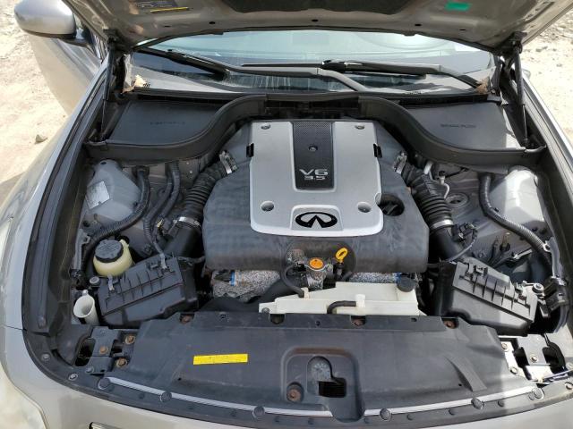 JNKBV61F08M280358 - 2008 INFINITI G35 SILVER photo 11