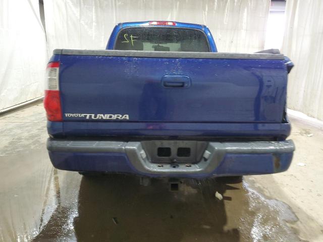 5TBDT48146S505227 - 2006 TOYOTA TUNDRA DOUBLE CAB LIMITED BLUE photo 6