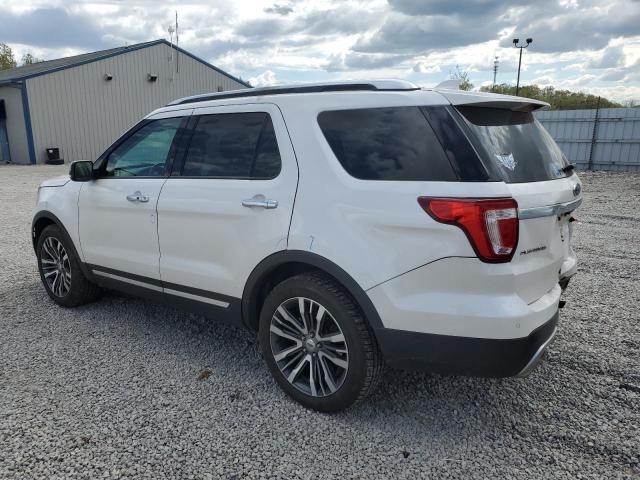 1FM5K8HT0GGA53890 - 2016 FORD EXPLORER PLATINUM WHITE photo 2