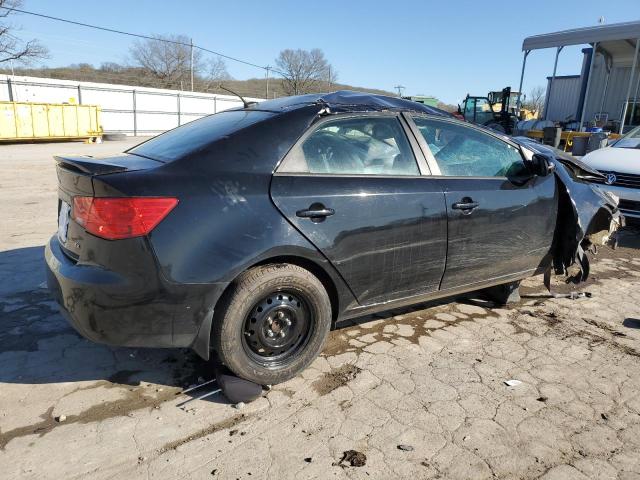 KNAFU4A27C5635808 - 2012 KIA FORTE EX BLACK photo 3