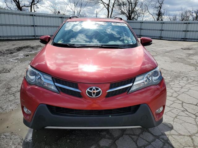 JTMRFREV9ED082633 - 2014 TOYOTA RAV4 XLE RED photo 5