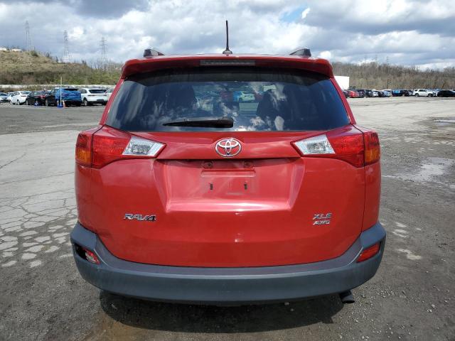 JTMRFREV9ED082633 - 2014 TOYOTA RAV4 XLE RED photo 6