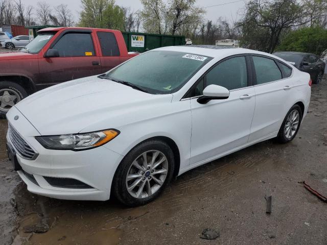 3FA6P0H75HR125942 - 2017 FORD FUSION SE WHITE photo 1