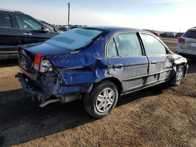 2HGES16324H925406 - 2004 HONDA CIVIC DX VP 蓝色 照片 3