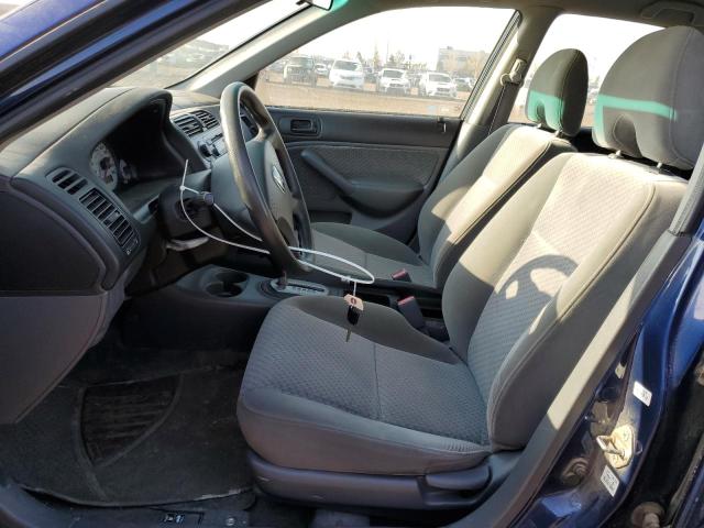 2HGES16324H925406 - 2004 HONDA CIVIC DX VP 蓝色 照片 7