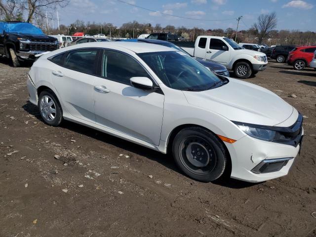 2HGFC2F61KH537730 - 2019 HONDA CIVIC LX WHITE photo 4