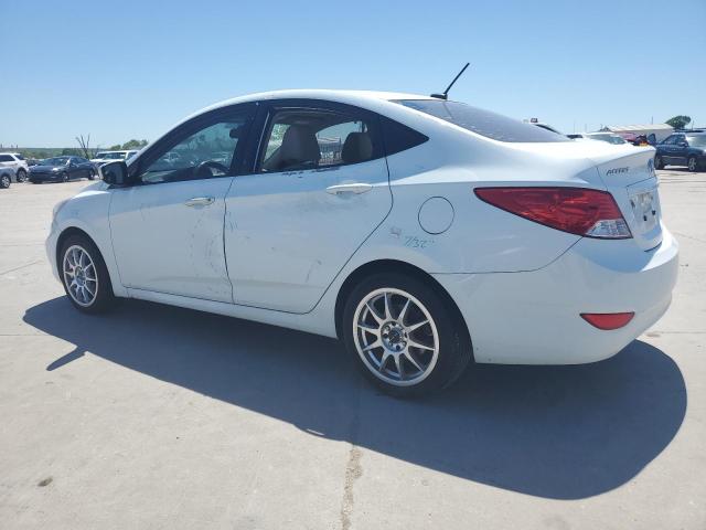 KMHCU4AE7DU289956 - 2013 HYUNDAI ACCENT GLS WHITE photo 2