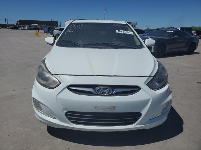 KMHCU4AE7DU289956 - 2013 HYUNDAI ACCENT GLS WHITE photo 5