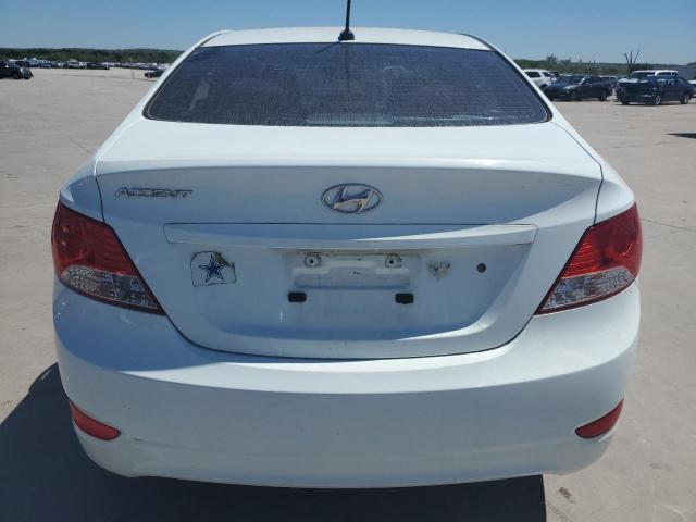 KMHCU4AE7DU289956 - 2013 HYUNDAI ACCENT GLS WHITE photo 6