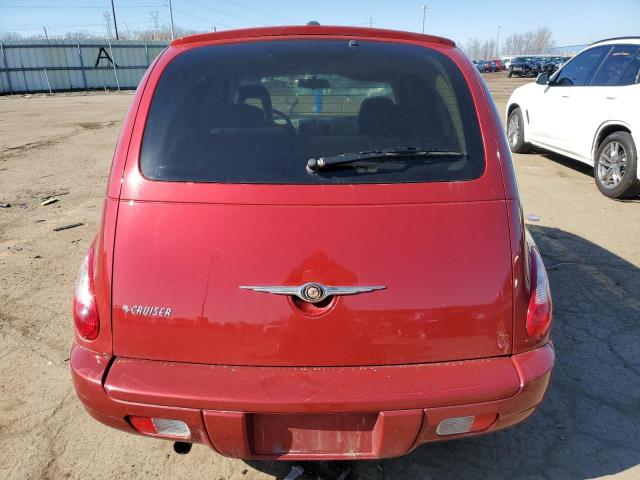 3A4GY5F99AT170852 - 2010 CHRYSLER PT CRUISER RED photo 6